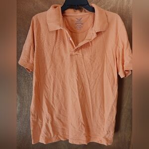 Faded Glory Peach Short-Sleeve Polo